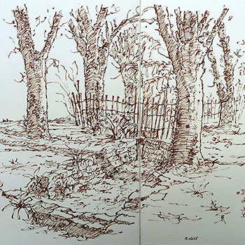 Croqueurs Ria d'Étel © Jean-Paul Rivière