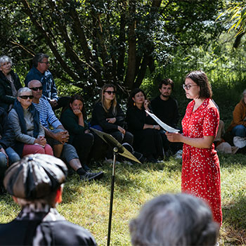 Un Dimanche chez Germaine, «Prendre la parole en public, Art de l'éloquence» © Mathieu Menard